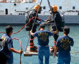 Japanese MSDF divers in Ehime Maru salvage meet press